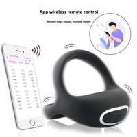 Dispositif de masturbation masculin électrique à verrouillage triangulaire solide, anneau fin, masseur de scrotum vibrant, recharge USB, contrôlé par application
