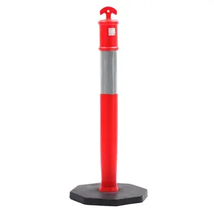 Traffic Cones Warning Post Poles Delineator Stanchion Barrier Column Road Parking Safety Base Pole Marking Fillable