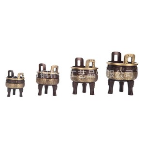 Adorno de latón puro para ceremonia de apertura, trípode redondo del período de los Estados Combatientes, artesanía para regalo, trípode de tres patas, decoración del hogar - Product Image 5