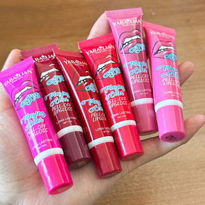 Lápiz Labial Líquido Desprendible de 6 Colores, Resistente al Agua, de Larga Duración, Brillo Labial Humectante, Tinte Labial Desprendible, Maquillaje Cosmético - Product Image 6