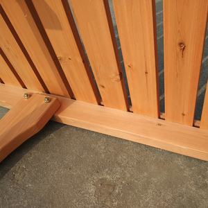 Tumbona de Madera de Estilo Rústico de Lujo Más Vendida, Resistente <span class=keywords><strong>a</strong></span> la Intemperie, para Uso en Hoteles y Parques - Product Image 4