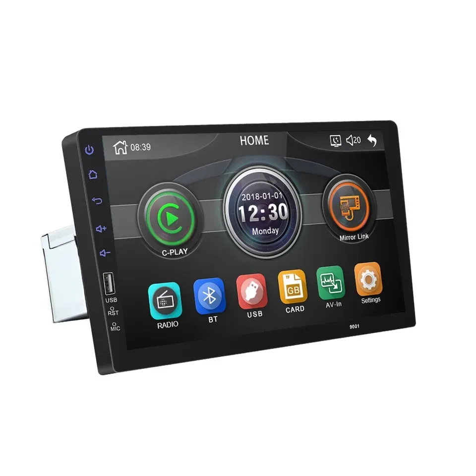 Großhandel neue HD-Rückfahr kamera ASP Audio 9 Zoll 1DIN Auto MP5-Player Kabel gebundenes Android-Auto BT USB FM-Radio