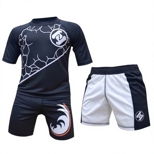 Ensemble de Rashguards de Compression Personnalisés pour Hommes, Motif Sublimé, pour MMA, Gym et Boxe – Vente en Gros - Product Image 2