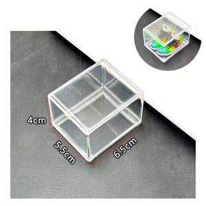 Thích hợp cho 3D Mini Giày <span class=keywords><strong>Keychain</strong></span> hộp cho AJ tùy chỉnh Mini rõ ràng hộp giày nhựa - Product Image 5