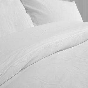 Bas quantité minimale <span class=keywords><strong>de</strong></span> commande luxe doux lin coton neige blanc lin couette housse <span class=keywords><strong>de</strong></span> couette ensemble <span class=keywords><strong>de</strong></span> literie avec taies d'oreiller - Product Image 5