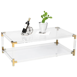 Thanh lịch, đơn giản, đa chức năng Acrylic TV đứng và Bàn cà phê thiết lập - Product Image 4