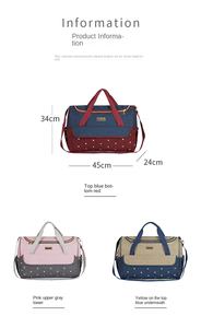 Deellt feutre sac de rangement pour couches néoprène maman sac fourre-tout multi fonctionnel sac pour <span class=keywords><strong>bebe</strong></span> maman sac pour hôpital - Product Image 3