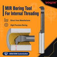 Barre de perçage miniature trempée MIR pour l'acier, outils de perçage CNC haute performance, usinage de précision, usage général, petite ouverture