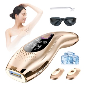 Saphir Épilateur Corps Combiné Glace Refroidissement Femmes Épilateur Indolore IPL Machine <span class=keywords><strong>Lumière</strong></span> Portable Permanent Maison <span class=keywords><strong>Épilation</strong></span> Au Laser - Product Image 1