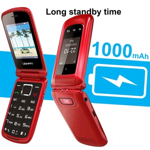 Télé<span class=keywords><strong>phone</strong></span> portable à clapet 4G débloqué de haute qualité d'usine & Télé<span class=keywords><strong>phone</strong></span> mobile senior 4G à double écran 1,77+2,4'' sans contrainte - Rouge - Product Image 5