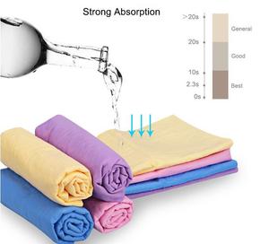 <span class=keywords><strong>Serviette</strong></span> de séchage pour voiture en PVA - Super absorbante et séchage rapide, douce pour le nettoyage de l'intérieur de la voiture, sans danger pour le cuir (sièges/console centrale/portes) - Product Image 4