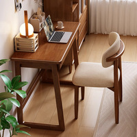 Bureau en bois massif simple et moderne minimaliste, table étroite de 45 cm de large pour petit appartement, étudiant, maison, étude, chambre, ordinateur, bureau