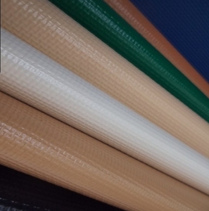 Industrial PVC Tarpaulin <b>Waterproof</b> Polyester Fabric UV Resistant Flame Retardant for Truck Cargo Tent Canopy <b>Cover</b> - Product Image 1