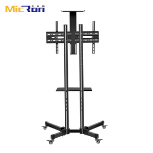 عربة تلفزيون متنقلة كاملة الحركة قابلة للتعديل ، * من من من VESA TV Mounts تناسب 32 بوصة-65 بوصة - Product Image 4