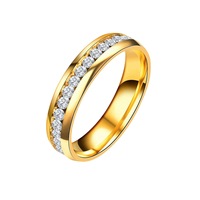 Ensemble d'anneaux de couple en cuivre, design dragon, plaqué or, cristal carré, zircone cubique, anneaux de fiançailles et de mariage