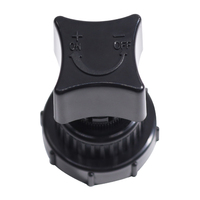 Bouton de régulation de compresseur d'air en plastique noir de bonne qualité 137-0001 compatible avec Sanborn Craftsman Coleman