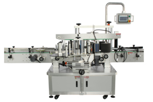 Machine d'étiquetage semi-automatique pour bouteilles rondes, applicateur d'étiquettes double face pour bouteilles en plastique et en verre - Product Image 2