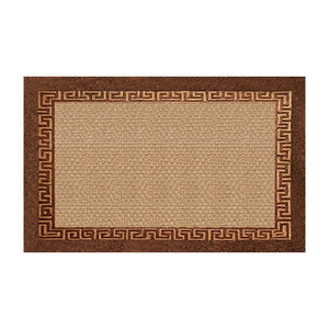 Tapis de bain géométrique Jinheyu, rectangulaire, en polyester, absorbant, antidérapant, design minimaliste - Product Image 5