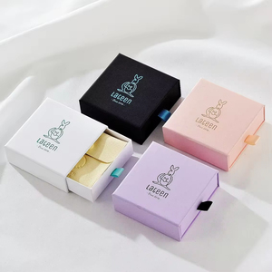 Caja de Regalo de Joyería de Cartón de Lujo con Logotipo Personalizado, con Cajón e Inserto de Esponja, Venta al por Mayor OEM ODM - Product Image 1