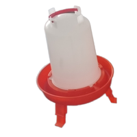 Abreuvoirs automatiques professionnels pour poulets, coupelles en plastique pour volailles avec pieds, pour l'élevage en extérieur, kit d'alimentation pour poulailler