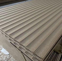 Feuille flexible en MDF Planche à cintrer ondulée en MDF pour la décoration Finition en placage naturel