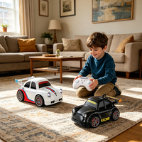 Voiture RC de drift multifonctionnelle HT HK-9980, mini-voiture de bureau, capteur intelligent, télécommande 2.4G, suivi intelligent, fonction d'évasion, prête à l'emploi