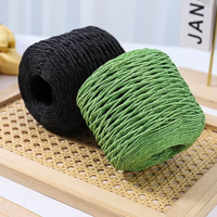 Cordons en fibres végétales tressés colorés DIY, anti-bactériens, résistants aux UV, écologiques pour le filage
