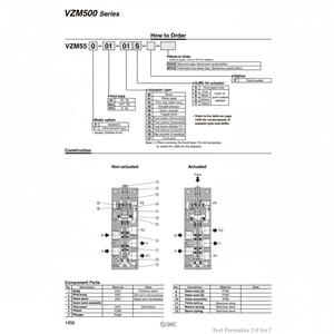 Válvula de control mecánico SMC Pneumatics - Product Image 1
