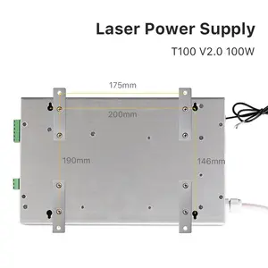 100 için iyi lazer lazer kesme makinesi W CO2 lazer güç kaynağı V2.0