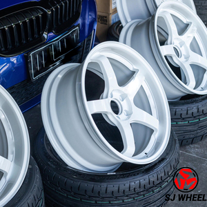 ล้อแม็กซ์ SJ Classic 5 ก้าน ขอบลึก ผลิตจากวัสดุ 6061-T6 ขนาด 18 19 20 นิ้ว 5x114.3 สำหรับรถยนต์นิสสัน สกายไลน์ R34 350Z 370Z ซิลเวีย S15 - Product Image 1