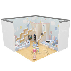 Aire de jeux intérieure certifiée pour la maternelle, château gonflable commercial, centre de sport pour tout-petits, aire de jeux pour jeunes enfants avec toboggan et <span class=keywords><strong>piscine</strong></span> <span class=keywords><strong>à</strong></span> balles - Product Image 1