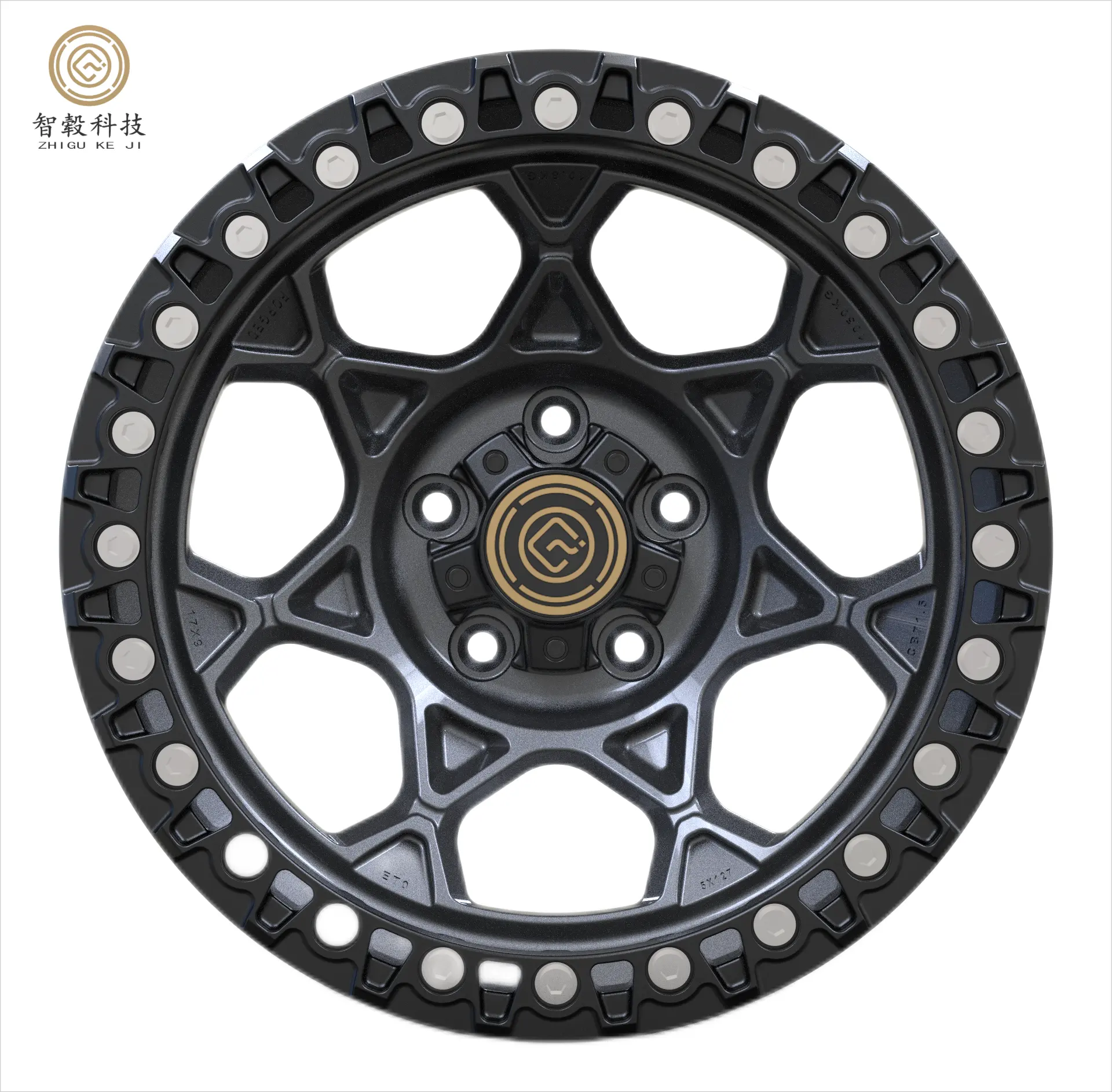 ZhiGu High Quality Forged Off-road Wheels Are Custom Made Matte Black 17 18 19 Inch