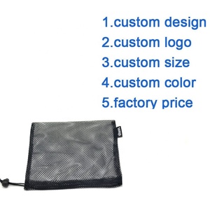 Đen lưới nylon vẽ chuỗi túi lưới túi cho quả bóng Polyester lưới túi - Product Image 2