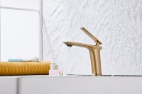 Robinet de lavabo moderne en laiton, design personnalisé, à poignée unique, à poser sur le comptoir, mitigeur chaud/froid haut, avec valve en céramique, directement de l'usine
