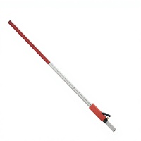 Tige laser de 2,4 m pour niveau laser rotatif, perche de nivellement télescopique réglable en aluminium avec une précision de 0,1 %