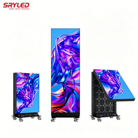 Pantalla LED Plegable para Carteles, P2 P2.5 P1.25, a Todo Color, Impermeable, para Publicidad en Interiores y Exteriores, Video Wall