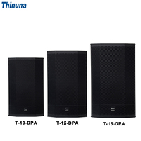 Thinuna Système audio professionnel T-12-DPA unique 12 "450 W avec haut-parleur actif bidirectionnel de scène de concert DSP