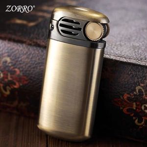Nuevo encendedor de queroseno Zoro rueda de arena a prueba de viento creativo sol persiguiendo encendedor personalizado para hombres como regalo - Product Image 1