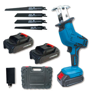 Kit d'outils électriques à <span class=keywords><strong>scie</strong></span> sauteuse avec batterie au lithium pour la découpe industrielle et le bricolage du bois et du métal - Product Image 6