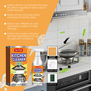 Nettoyant Dégraissant Puissant Jue Fish <span class=keywords><strong>pour</strong></span> la <span class=keywords><strong>Cuisine</strong></span> – Action Intense Contre les Taches d'Huile Tenaces sur les Cuisinières et les Hottes - Product Image 5