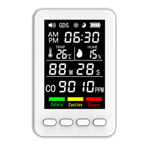 <span class=keywords><strong>2026</strong></span> Yeni Model 5'i 1 Arada Çok Fonksiyonlu Sıcaklık/Nem/KO Güvenlik Dedektörü, IP54 Dereceli İç ve Dış Mekan Kullanımı - Product Image 1