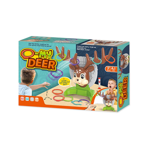Kids Educational Toys Deer Shaped Board <strong>Games</strong> <strong>Hook</strong> and Ring <strong>Game</strong> Indoor Outdoor Tossing <strong>Game</strong> - Product Image 5
