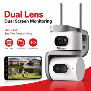 Cámara WiFi Wistino <span class=keywords><strong>V380</strong></span> <span class=keywords><strong>Pro</strong></span> de Doble Lente PTZ para Exteriores con Seguimiento Automático, Visión Nocturna <span class=keywords><strong>en</strong></span> Color, Audio Bidireccional, Detección de Movimiento, Cámara CCTV - Product Image 2