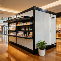 Magasin mobile personnalisé, bar à café pop-up, conteneur préfabriqué pliable de 10 pieds ou 20 pieds, mini-restaurant rapide, café, boutique, maison