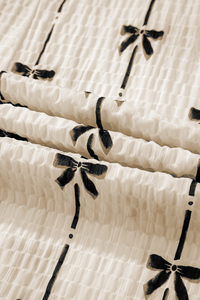 Shewin 2025 donna abbigliamento Casual Boutique all'ingrosso blusa morbida manica corta <span class=keywords><strong>con</strong></span> stampa a <span class=keywords><strong>fiocco</strong></span> traspirante per la primavera estate - Product Image 6