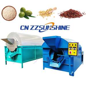 Máquina para freír cacahuetes rotativa de tambor de gran capacidad/tostador industrial de semillas de sésamo de rendimiento estable - Product Image 4