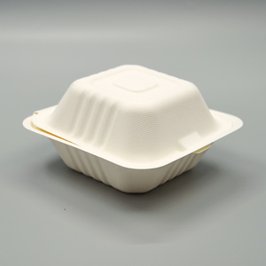 Mạnh mẽ phân hủy sinh học bã mía bữa ăn hộp tràn bằng chứng container mỡ kháng hộp <span class=keywords><strong>nestable</strong></span> thiết kế - Product Image 3