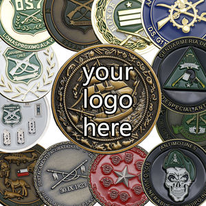 Vente en gros de pièces de monnaie chiliennes personnalisées gratuites Monedas De Desafio Conmemorativas Chilena Personalizada Souvenir Gift - Product Image 1