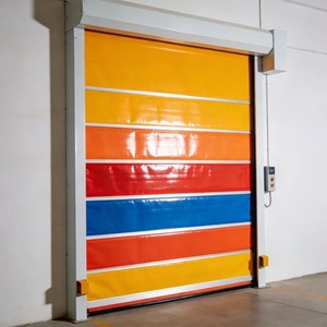 Puerta Enrollable de <span class=keywords><strong>PVC</strong></span> con Control Remoto, Ideal para Almacenes y Cuartos Limpios, con Reparación Automática - Product Image 5