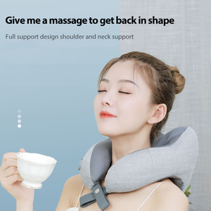 Bantal Pijat Leher Servikal <span class=keywords><strong>2026</strong></span> dengan Traksi Leher Elektrik, Busa Memori, Kompres Hangat, Pijatan Shiatsu Mendalam, Getaran, dan Pemanas - Product Image 5